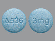 Guanfacine Hcl Er: Esto es un Tableta Er 24 Hr imprimido con A536 en la parte delantera, 3 mg en la parte posterior, y es fabricado por None.