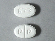 Cabergoline: This is a Tablet imprinted with P P on the front, 673 on the back.
