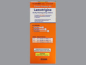 Lamotrigine Odt: This is a Tablet Disintegrating Dose Pack imprinted with NT or EP or E on the front, 123 or 191 or 432 on the back.