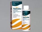 Natroba: This is a Suspension Topical imprinted with nothing on the front, nothing on the back.