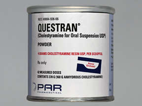 Questran Rash Questran efectos secundarios y detalles de la droga