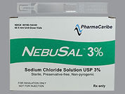 Nebusal: This is a Vial Nebulizer imprinted with nothing on the front, nothing on the back.