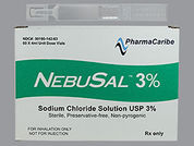 Nebusal: Esto es un Vial Nebulizador imprimido con nada en la parte delantera, nada en la parte posterior, y es fabricado por None.