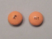 Alophen Pills: Esto es un Tableta Dr imprimido con K en la parte delantera, 102 en la parte posterior, y es fabricado por None.