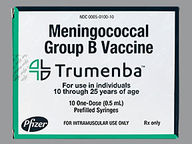 Jeringa de 120Mcg/0.5 (package of 5.0 ml(s)) de Trumenba