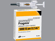 Jeringa de 5000/0.2Ml (package of 2.0 ml(s)) de Fragmin