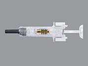 Fragmin: This is a Syringe imprinted with nothing on the front, nothing on the back.