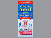 Children'S Advil: This is a Suspension Oral imprinted with nothing on the front, nothing on the back.