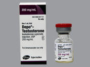Depo-Testosterone: Esto es un Vial imprimido con nada en la parte delantera, nada en la parte posterior, y es fabricado por None.