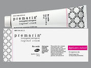 Premarin: This is a Cream With Applicator imprinted with nothing on the front, nothing on the back.