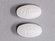 Caduet: This is a Tablet imprinted with Pfizer on the front, CDT  051 on the back.