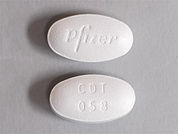 Amlodipine-Atorvastatin: Esto es un Tableta imprimido con Pfizer en la parte delantera, CDT  058 en la parte posterior, y es fabricado por None.