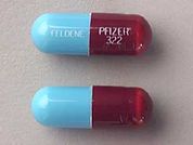 Feldene: This is a Capsule imprinted with FELDENE on the front, PFIZER  322 on the back.
