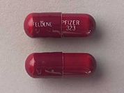 Feldene: This is a Capsule imprinted with FELDENE on the front, PFIZER  323 on the back.