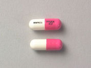 This is a Capsule imprinted with MINIPRESS on the front, PFIZER  437 on the back.