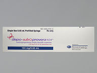 Jeringa de 104Mg/0.65 (package of 0.65 ml(s)) de Depo-Subq Provera