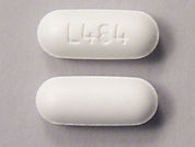 Pain Reliever: Esto es un Tableta imprimido con L484 en la parte delantera, nada en la parte posterior, y es fabricado por None.