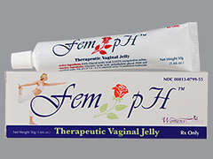 This is a white Jelly With Applicator imprinted with nothing on the front, nothing on the back, and is manufactured by WOMEN'S CHOICE.
