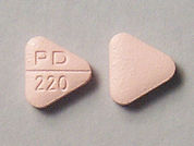 Accuretic: This is a Tablet imprinted with PD  220 on the front, nothing on the back.