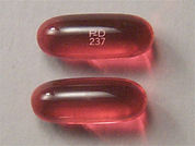 Ethosuximide: This is a Capsule imprinted with PD  237 on the front, nothing on the back.