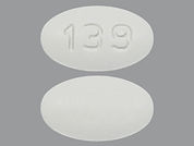 Naproxen: This is a Tablet imprinted with 139 on the front, nothing on the back.