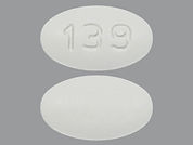 Naproxen: Esto es un Tableta imprimido con 139 en la parte delantera, nada en la parte posterior, y es fabricado por None.