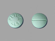 Propranolol Hcl: This is a Tablet imprinted with PLIVA  469 on the front, nothing on the back.