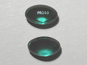 Vitamin D2: This is a Capsule imprinted with PA140 on the front, nothing on the back.
