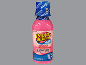 Pepto-Bismol: This is a Suspension Oral imprinted with nothing on the front, nothing on the back.