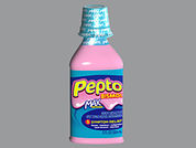 Pepto-Bismol: This is a Suspension Oral imprinted with nothing on the front, nothing on the back.