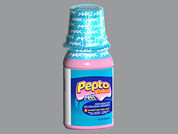 Pepto-Bismol: This is a Suspension Oral imprinted with nothing on the front, nothing on the back.