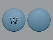 Hysingla Er: Esto es un Tableta Sólo Por Uso Oral Er 24 Hr imprimido con HYD  100 en la parte delantera, nada en la parte posterior, y es fabricado por None.
