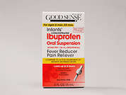 Infant's Ibuprofen: Esto es un Gotas De Suspensión imprimido con nada en la parte delantera, nada en la parte posterior, y es fabricado por PERRIGO/GOODSEN.