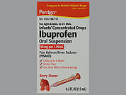Infants' Ibuprofen: Esto es un Gotas De Suspensión imprimido con nada en la parte delantera, nada en la parte posterior, y es fabricado por None.