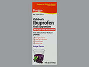 Children's Ibuprofen: This is a purple Suspension Oral imprinted with nothing on the front, nothing on the back, and is manufactured by PADAGIS.