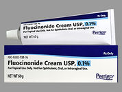 Fluocinonide: Esto es un Crema imprimido con nada en la parte delantera, nada en la parte posterior, y es fabricado por None.