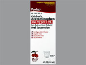 Children'S Acetaminophen: This is a Suspension Oral imprinted with nothing on the front, nothing on the back.