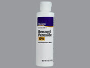 Benzoyl Peroxide: This is a Cleanser imprinted with nothing on the front, nothing on the back.