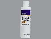 Benzoyl Peroxide: Esto es un Limpiador imprimido con nada en la parte delantera, nada en la parte posterior, y es fabricado por None.