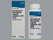 Clindamycin Phosphate: Esto es un Solución No Oral incoloro imprimido con nada en la parte delantera, nada en la parte posterior, y es fabricado por PADAGIS.