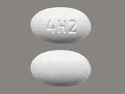 All Day Allergy: This is a white oval Tablet imprinted with 4H2 on the front, nothing on the back, and is manufactured by PERRIGO/GOODSEN.