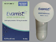 Evamist 1.53/Spray (package of 8.1 ml(s)) Spray Non-aerosol