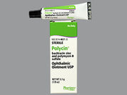 Polycin: Esto es un Ungüento imprimido con nada en la parte delantera, nada en la parte posterior, y es fabricado por None.