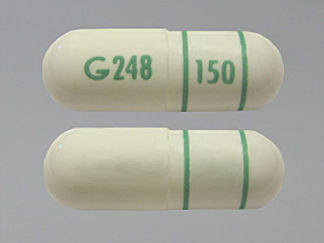 This is a Capsule imprinted with G 248 on the front, 150 on the back.