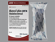Albuterol Sulfate Hfa: This is a Hfa Aerosol With Adapter imprinted with nothing on the front, nothing on the back.