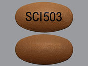 Nisoldipine: This is a Tablet Er 24 Hr imprinted with SCI 503 on the front, nothing on the back.