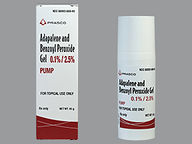 Adapalene-Benzoyl Peroxide 0.1%-2.5% (package of 45.0 gram(s)) Gel With Pump
