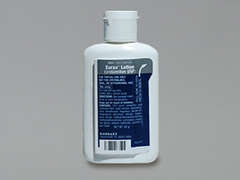 This is a white Lotion imprinted with nothing on the front, nothing on the back, and is manufactured by RANBAXY/SUN PHA.