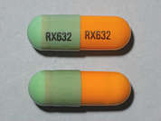 Fluoxetine Hcl: Esto es un Cápsula imprimido con RX632 en la parte delantera, RX632 en la parte posterior.