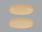 Minocycline Hcl: This is a Tablet imprinted with R189 on the front, nothing on the back.